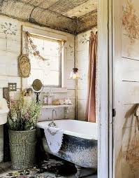 Rustic Tin Ceiling Tiles In Bath With Weathered Board Walls Pendant Light Just Simple Country Bathroom Designs Rustic Bathroom Designs Stylish Bathroom