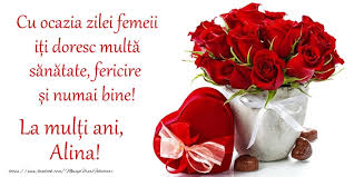 Aici găsești cele mai frumoase felicitari de 8 martie pentru mama ta. Felicitare Cu Trandafiri De 8 Martie La Multi Ani Alina Felicitari De 8 Martie Pentru Alina Mesajeurarifelicitari Com