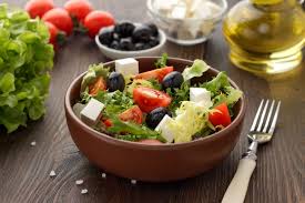 Greek Salad Robert Irvine In 2020 Greek Salad Healthy Green Salads Mediterranean Recipes