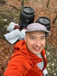 Cleanup of sugaw disc golf course trash