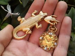 Swamp Family Clock Watch Family Clock Tick Tock Pocket Watch
