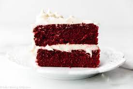 Red Velvet Cake With Cream Cheese Frosting Sally S Baking Addiction