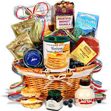 Get well soon gourmet gift basket box $45.5, classic pears, apples, and cheese gift $49.99, global hot sauce gift box $45. Christmas Morning Breakfast Gift Basket This New Addition To Our Outstanding Line Of Christmas Gift Bas Breakfast Gift Basket Breakfast Gift Food Gift Baskets