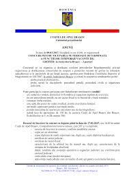 Concursul are loc pe data de 23 aprilie 2017 la bucurești, iar înscrierea candidaților la concurs se va face la tribunalele în a căror consiliul superior al magistraturii a publicat în data de 4 ianuarie situația posturilor de procuror vacante în cadrul parchetelor din țară. 2