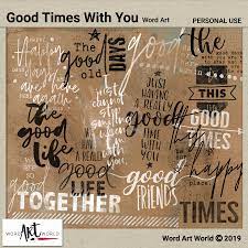 Digital And Printable Overlay Word Art Set Instant Download Etsy Digital Word Art Word Art Words
