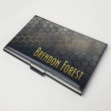 Keep your cards in pristine condition before handing them out to potential clients. Personalized Business Card Case Gifts For Men Business Card Etsy
