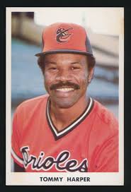 1976 Baltimore Orioles Team Issue (Postcard) -TOMMY HARPER