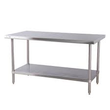 Regency 30 X 72 16 Gauge 304 Stainless Steel Commercial Work Table With Undershelf Stainless Steel Work Table Kitchen Work Tables Stainless Steel Bench