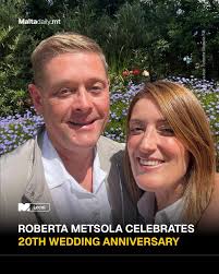 Roberta Metsola, President of the European Parliament, is celebrating her  20th wedding anniversary today with her husband, Ukko Metsola. In a  heartfelt Instagram post, she expressed her gratitude for their enduring  relationship.