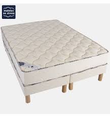 Les pieds ne sont pas inclus dans le prix. Ensemble 160x200 Matelas Latex Ferme Et Son Sommier Tapissier Matelas No Stress