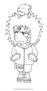 Naruto Kiba Akamaru 3 Gratis Malvorlage In Comic Trickfilmfiguren Naruto Ausmalen