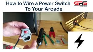 This time the electrician has brought power into the first switch, through the. How To Wire A Power Switch To Your Arcade Youtube