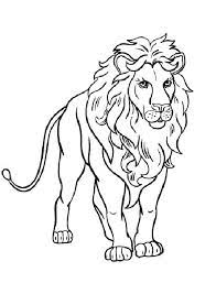 Leon Libre Para Colorear Imprimir E Dibujar Dibujos Colorear Com