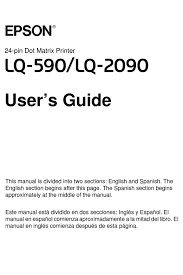 Pilote pour imprimante hp psc 1510 sous windows 7. Epson Lq 2090 User Manual Pdf Download Manualslib