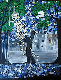 11x14 Acrylic Painting Mosaic With An Abstract Style Created With Acrylic Colors At Www Rachelolynukart Com Mosaic Art Mosaic Painting Geometric Art