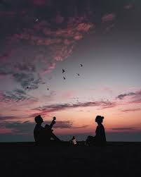 Without The Other Half Here How Do I Live As One C Copyright E Fiksiremaja Fiksi Remaja Amrea Sunset Photography Cute Couple Pictures Night Couple