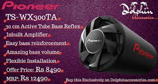 Buy Pioneer Ts Wx300ta Bass Tube Which Have Inbuilt Amplifier Which Enhance The Music Experience In Your Car At Low Pioneer Pinterest Marketing Car Stereo