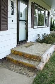 See more ideas about front steps, concrete front steps, porch steps. An Affordable Porch Makeover Bright Green Door