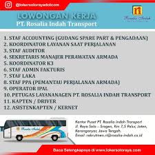 Check spelling or type a new query. Lowongan Kerja Kernet Bus Dengan
