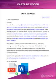 Como llenar carta poder dhl si necesitas más información, puedes contactar con un asesor para conseguir asesoría personalizada. Modelos De Cartas De Poder Para Descargar Word Gratis
