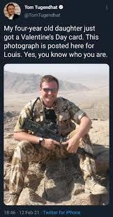 Conservative mp tom tugendhat, a former soldier who served in afghanistan, was applauded following an emotive commons speech. Happy Valentines Day From Mp Tom Tugendhat Imgur
