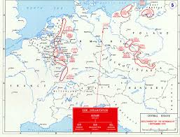 Map Of The German Invasion Of Poland September 1939