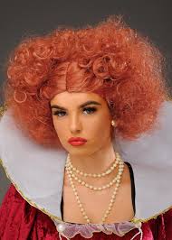 Queen elizabeth red wig