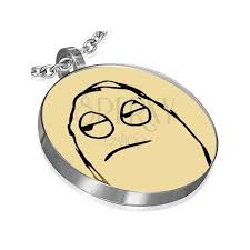 Download transparent meme face png for free on pngkey.com. Anhanger Meme Face Aus Edelstahl Dude Come On Schmuck Eshop De