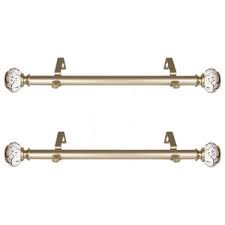 Heavy thick metal, doesn't bend in the middle like the set i replaced. Kaylee 1 Diameter Side Curtain Rod 12 20 Set Of 2 Traditional Curtain Rods By Rod Desyne Houzz
