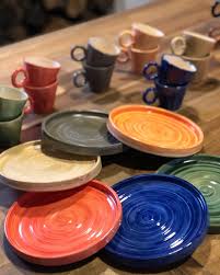 Instagram Da Atolyem Iz Gunaydin Bugun Evdekal Gunaydin Seramik Sunum Tabak Kahve Color Ceramics Cup Coffee In 2020 Tableware Bowl Mixing Bowl
