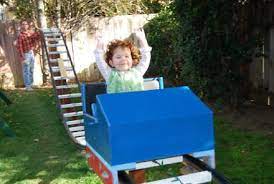 Backyard Roller Coaster Umm Thank Goodness My Husband Could Actually Build This It S Happening Ahome Ideas Backyard Playground Homemade Roller Coaste