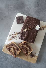 Cake Marbre Vanille Chocolat Facon Rocher Vegan The V World Cake Marbre Cake Marbre Moelleux Chocolat