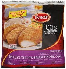 Chicken breast tenderloin, panko breaded. Chicken Breast Tenderloin