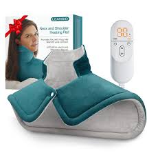 Electric Heating Pad for Neck Shoulders and Back Pain Relief
