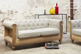 Maybe you would like to learn more about one of these? Canape Chesterfield Montaigu 2 Places Gris Destructure Pib