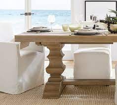 Sometimes there will be two people working in there. Banks Extending Dining Table Pottery Barn