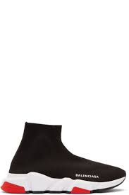 Balenciaga Socks Black And Yellow Balenciaga Black Yellow Speed Sneakers Ssense With Images Shoes Sneakers Balenciaga