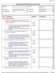 chart audit review form fill out and sign printable pdf