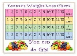 Details About Personalised Weight Loss Chart Fruit Slimming World Weight Watchers