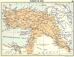 Knapp drei prozent des staatsgebietes im nordwesten des landes liegt auf dem europäischen kontinent. Amazon De Antiqua Print Gallery Turkei Turkei In Asien Kleine Karte 1912 Old Map Antique