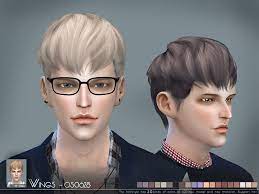 The Sims Resource Wings Os0628 Hair Sims 4 Hairs Sims Hair Sims 4 Hair Male Mens Hairstyles