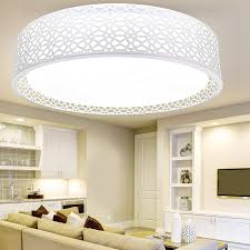 Moroccan series the commercial electric 4 ft. Flush Mount Light Fixture Led Ceiling Light Fixtures For Bedroom 15 In 28w Bedroom Light Fixtures Ceiling 3 Color Lumen 3000k 6500k White Light Fixtures For Hallway Kitchen Metal Lampshade Amazon Com