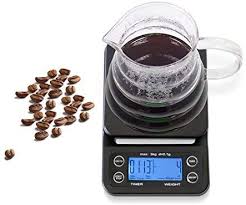 The scale has an lcd display. Huismart Digital Coffee Scale With Timer And Tare Function Multifunctional Kitchen Scale Food Scale Lcd W Blue Backlit Batteries Included Black Buy Online At Best Price In Uae Amazon Ae