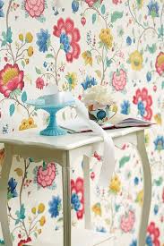 Pipstudio Wallpaper Flowers Color Home Wallpaper Colorful Decor Trending Decor
