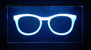 Eyeglass Led Light Sign Qcpsigns