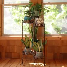 Sunnydaze Decor 45 In Indoor Outdoor 6 Tiered Folding Metal Plant Flower Stand Kf 6ffs The Home Depot In 2020 Houseplants Decor Sunnydaze Decor Plant Stand