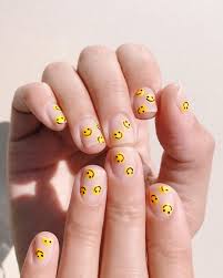 Ban Do On Instagram You Know How We Feel About A Smiley Face Mani Thehangedit For Luvfashn Minimalist Nails Broken Nails Manicure