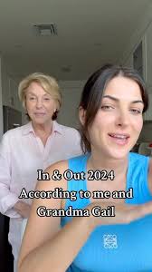 2024 trend predictions from me and Grandma Gail #insandouts  #trendpredictions