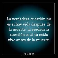 Frases De Osho Vida Despues De La Muerte Palabras De Inspiracion Frases
