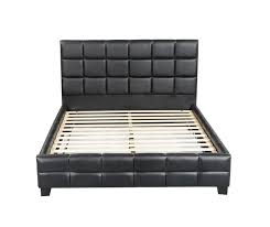 It doesn't make any sounds when we climb in and out of it. Amelia Upholstered Platform Bed Black Queen